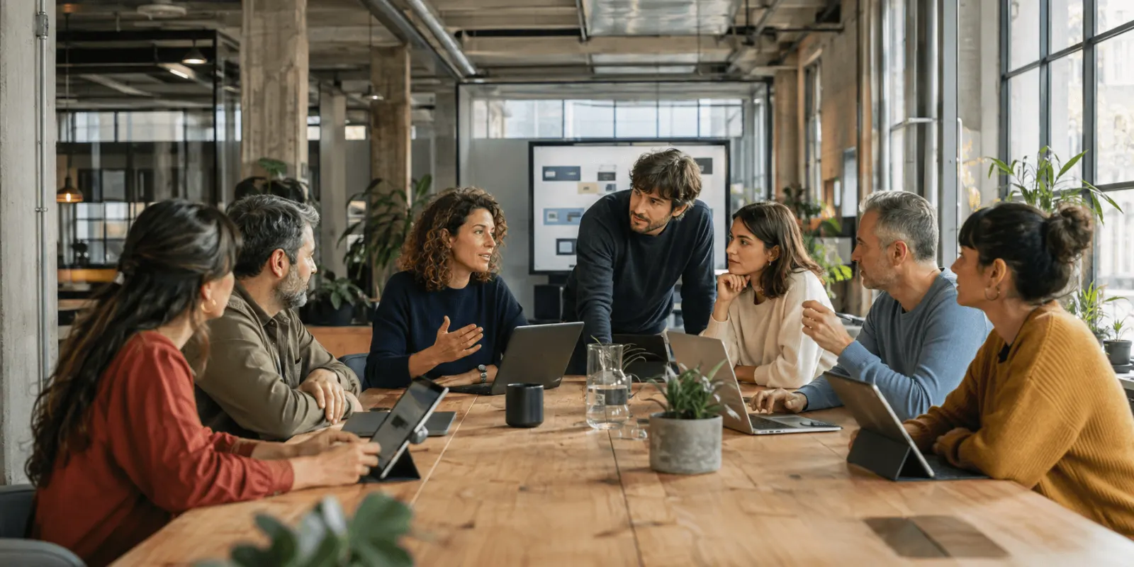 Equipo trabajando con Prudencia.ai